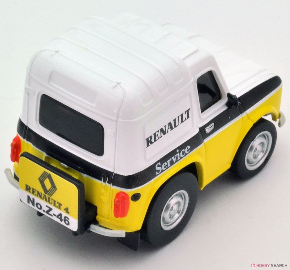 Choro Q Zero Z-46b Renault 4 Fourgonnette Service Car (Plastic Made) Pull Back