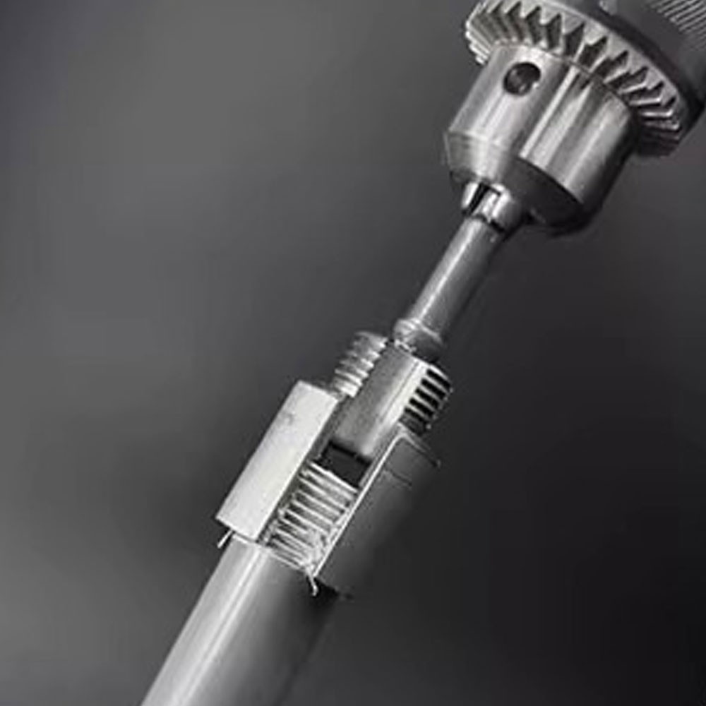 2pcs Integrated Internal & External Pipe Threading-Tool, PVC Pipe Threader Kit ~