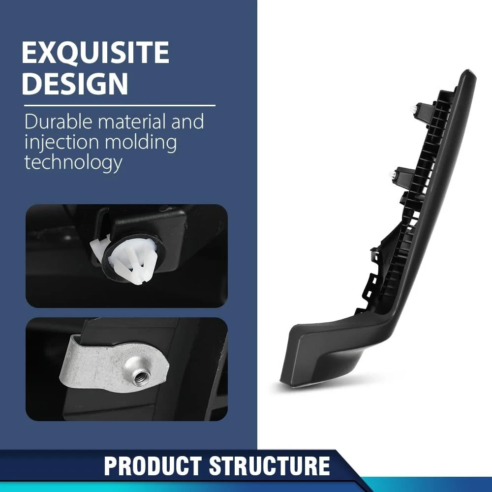 Front Bumper End Cap Extension Right Side Compatible with Chevy Silverado