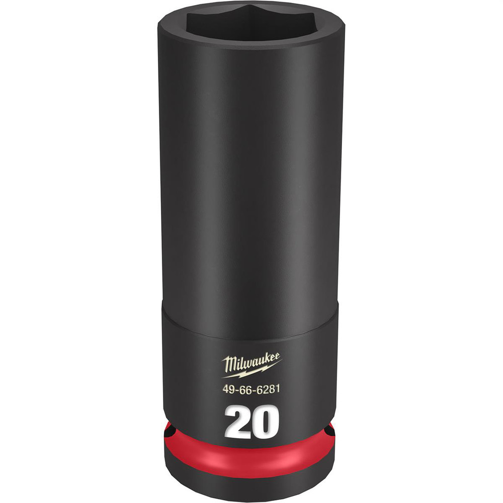 Milwaukee Tool SHOCKWAVE Impact Duty 1/2"Drive 20MM Deep 6 Point Socket