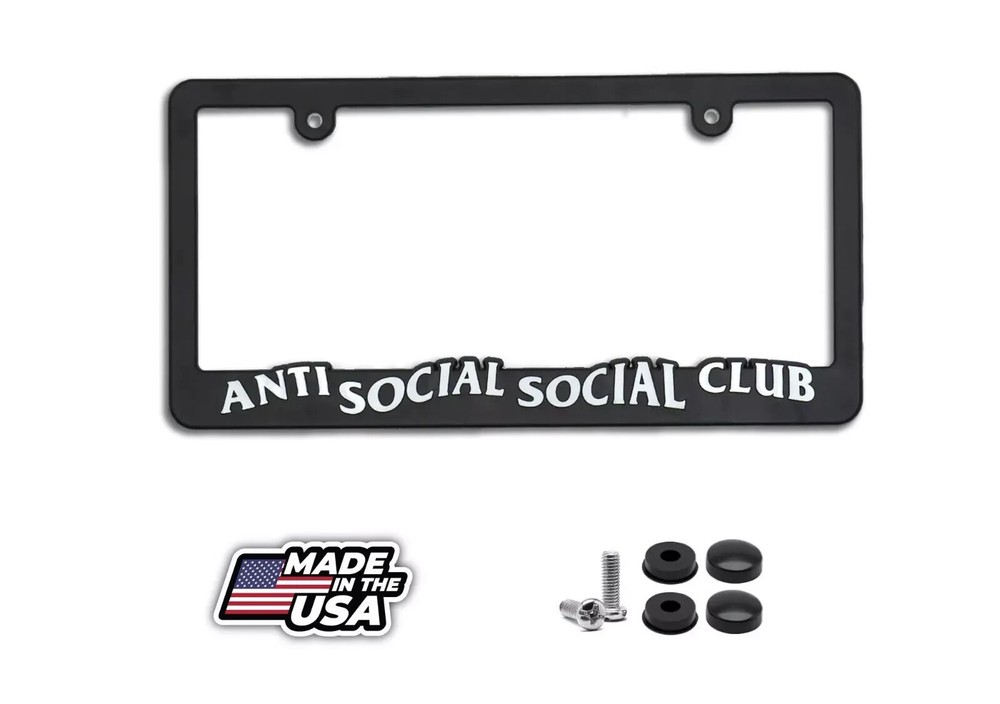 Antisocial Social Club ASSC License Plate Frame