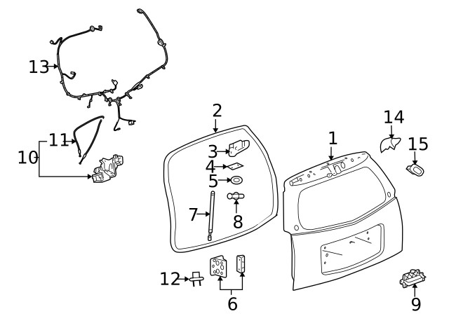 Genuine GM Wedge 25740010