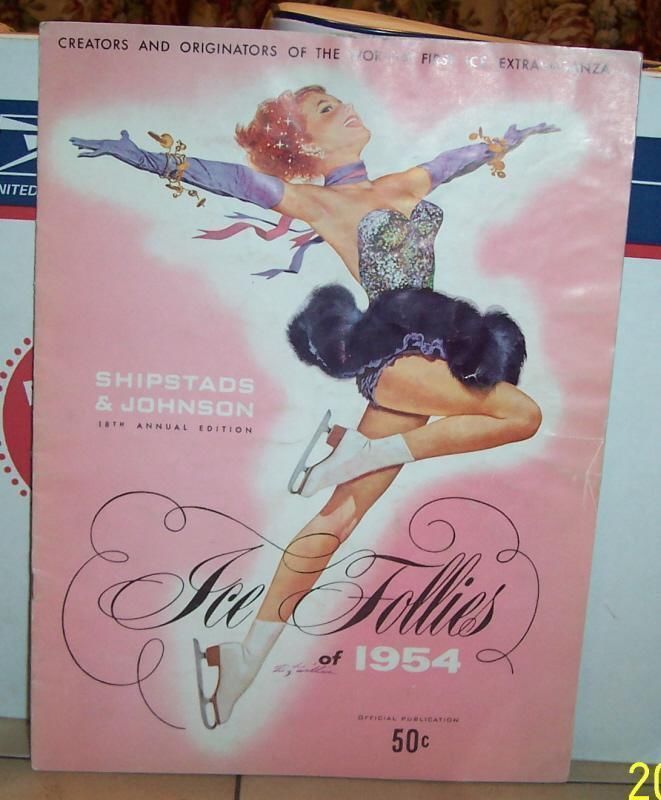 1954 Ice follies Official Program Ice skating