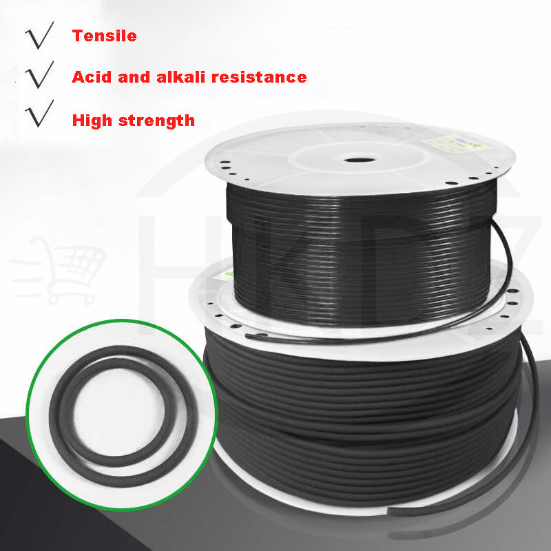PU Solid Round Belts Polyurethane Drive Belting Diameter 2mm-12mm Smooth / Rough