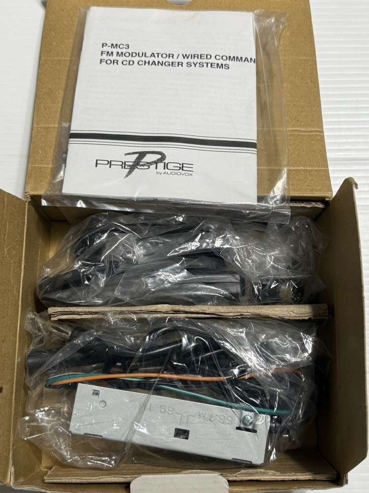 📦 NEW Prestige P-MC3 FM Modulator Wired Commander for CD Changer Systems