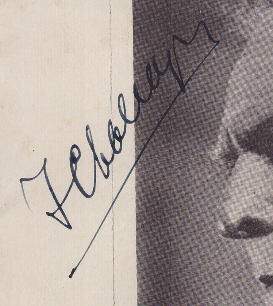 FEODOR IVANOVICH CHALIAPIN - PROGRAM SIGNED