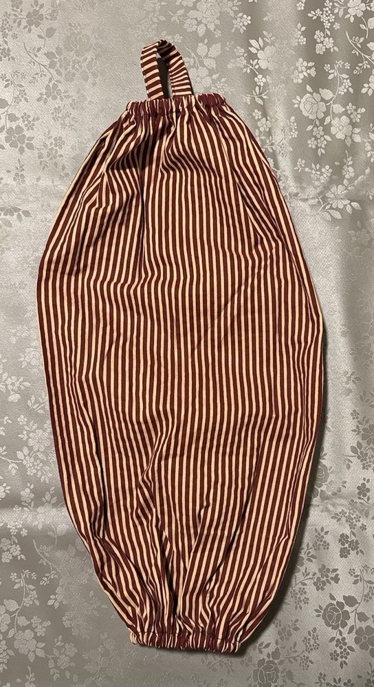 Handmade Fabric Plastic Grocery Bags Holder/Dispenser 100% Cotton