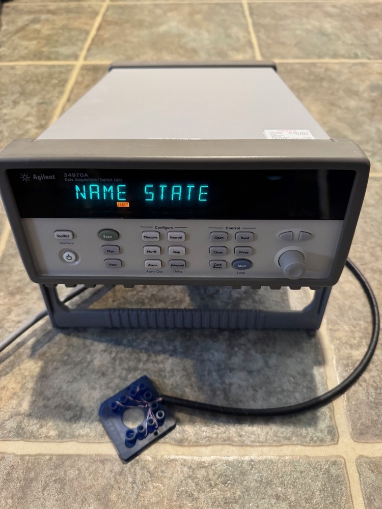 EUC Agilent Technologies 34970A Data Acquisition Logger Switch Unit + 34902A