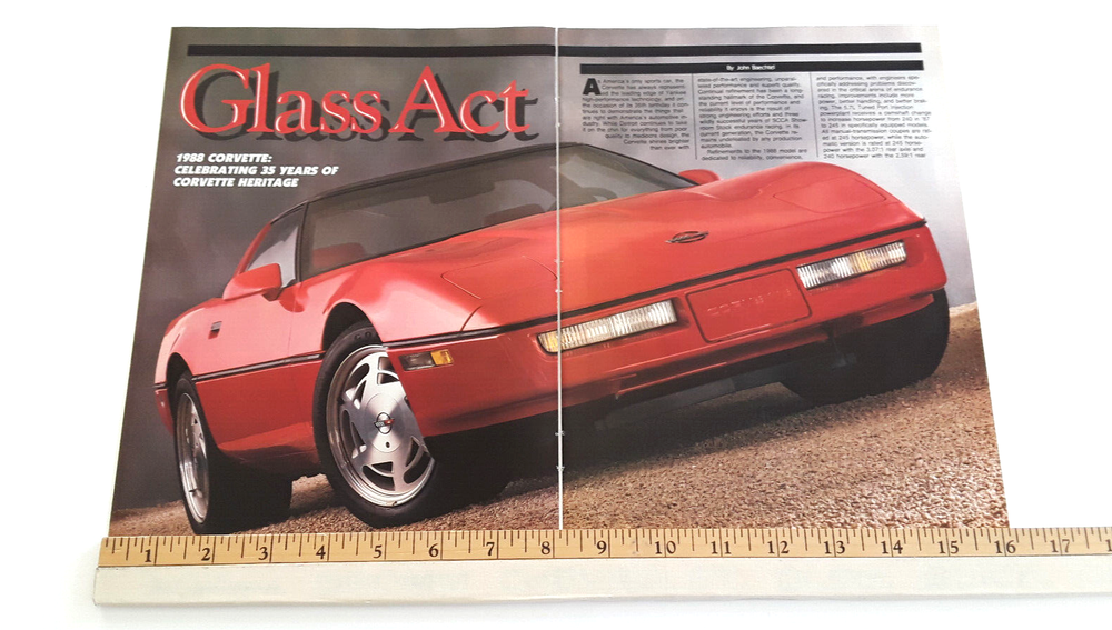 1988 CORVETTE ORIGINAL ARTICLE