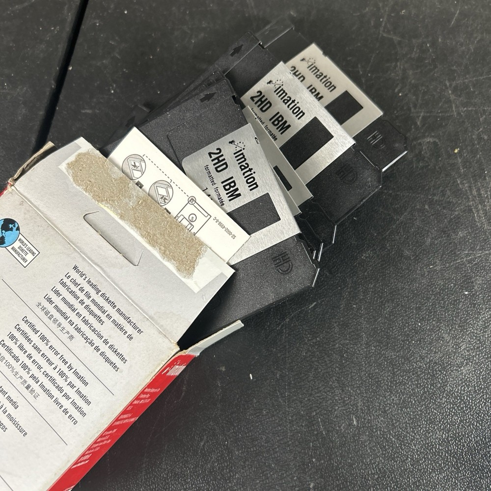 Imation Diskettes IBM Formatted 2HD 10 Pack 1.44 MB