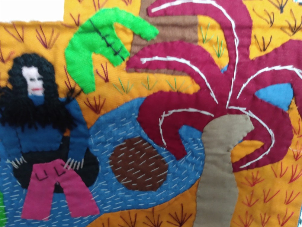 Hand Stitched Mural