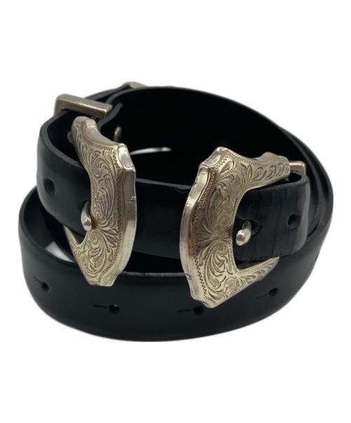 TOGA PULLA                    double buckle belt black