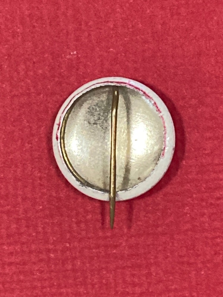 Vintage Red Cross Button / Pin