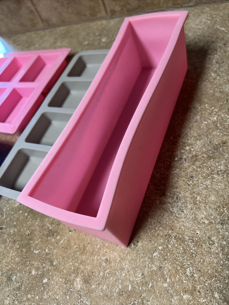 Set Of 4 Silicone Soap Making Molds