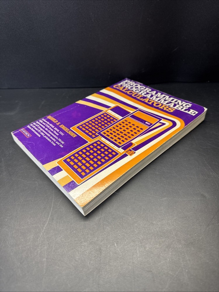 1978 Programming Programmable Calculators TI-59 TI-57 SR-56 SR-52 PC-100C Cradle