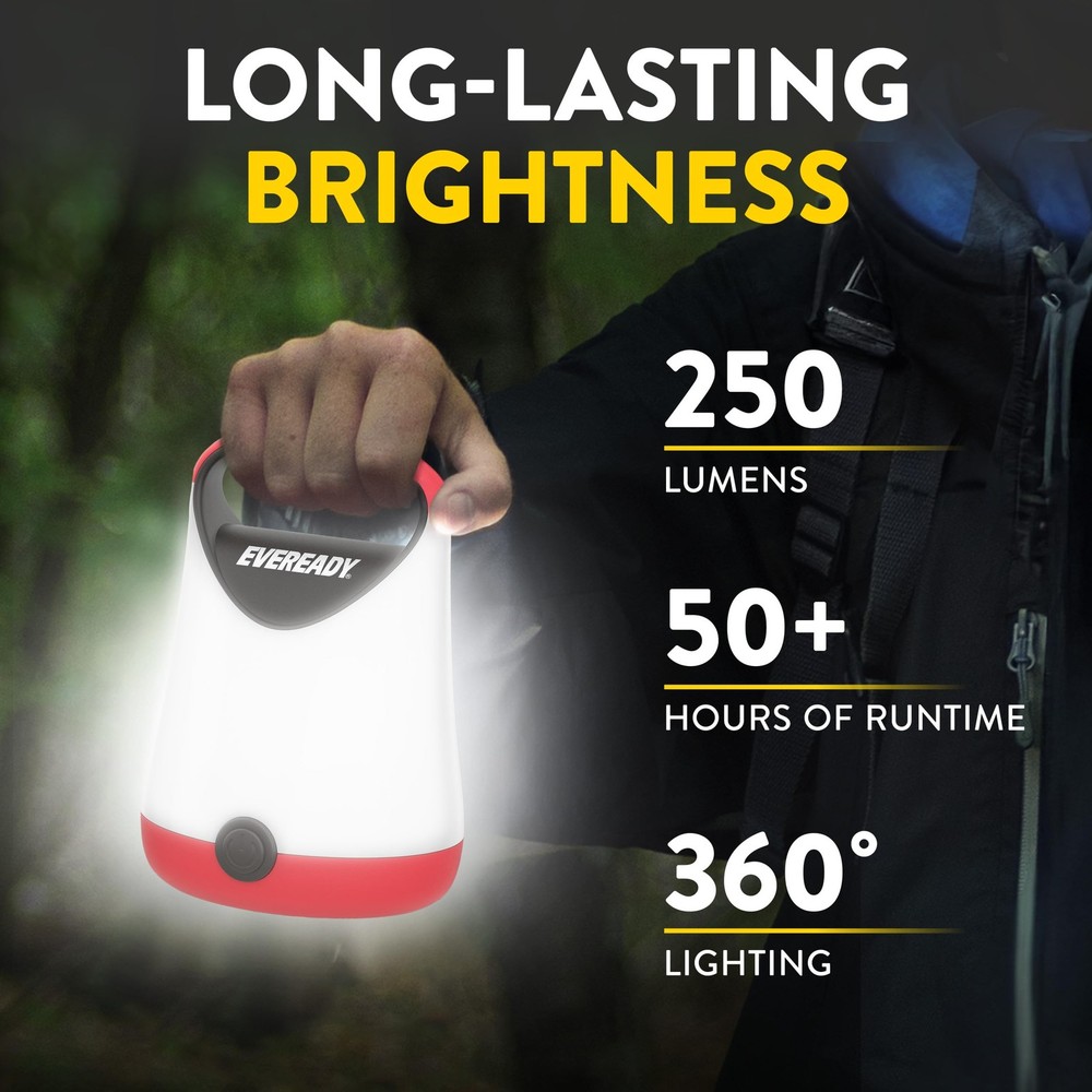 LED Camping Lantern, Bright Tent Light, WaterResistant, 100Hour Runtime