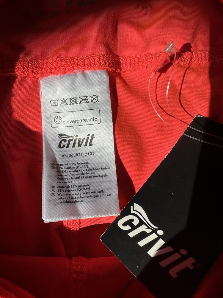 Crivit Orange Leggings 8-10