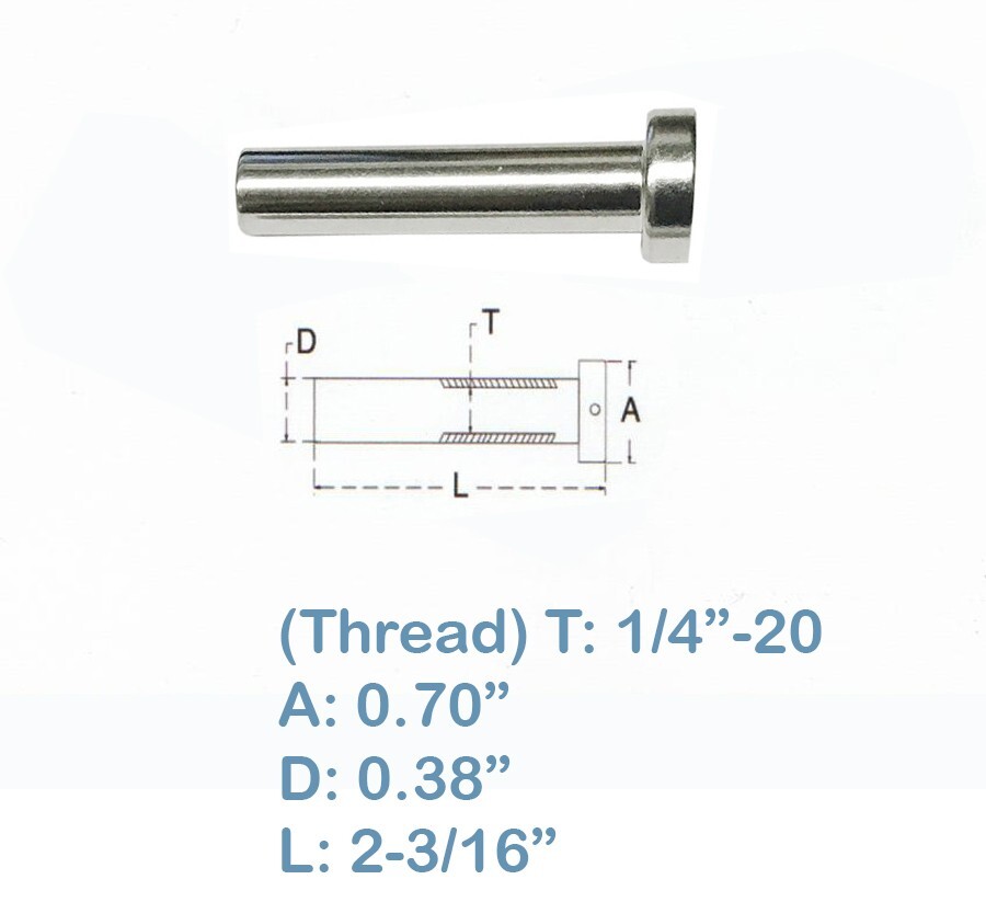 Invisible Receiver & Swage Stud End Fitting Combo