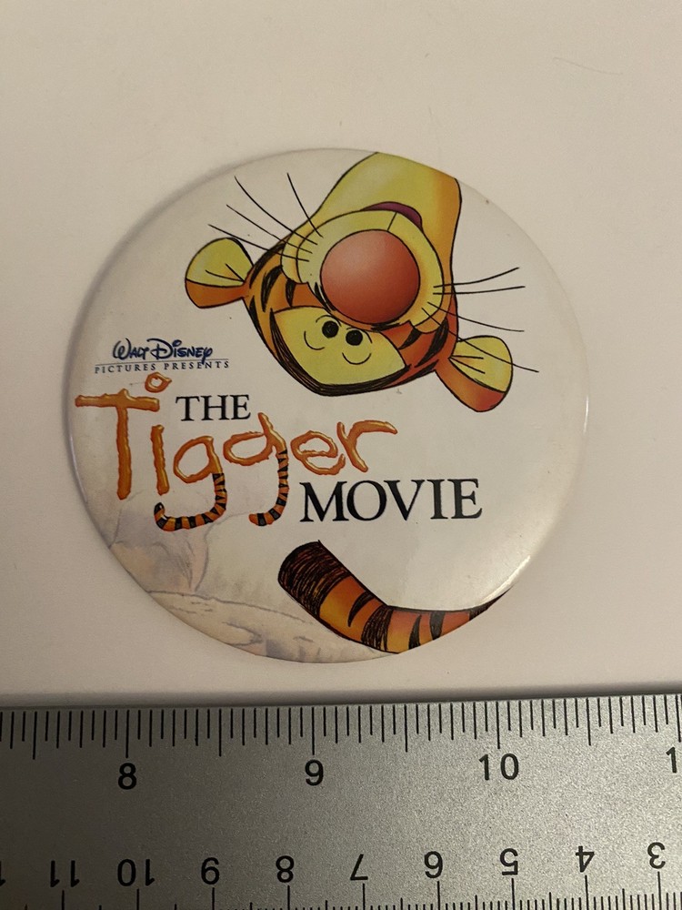 The Tigger Movie Pin Back Button P61