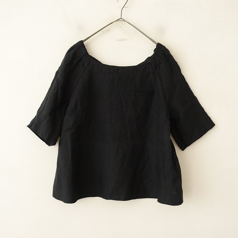 Lisette Linen Raglan Sleeve Pullover Blouse Size 38