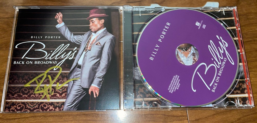 Billy Porter signed cd Billy’s Back On Broadway