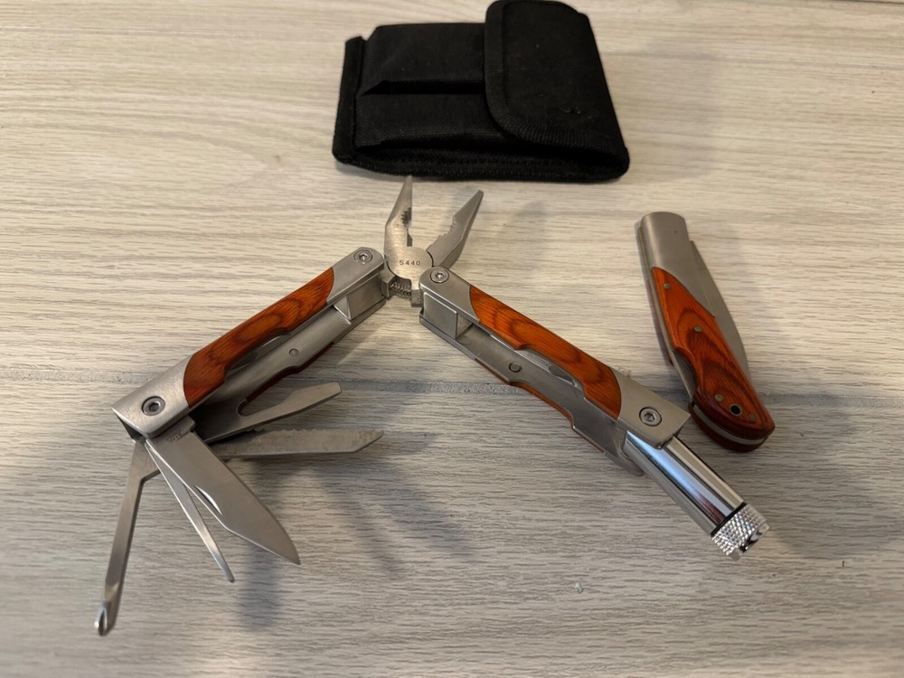 Multi Tool Pliers  and Pocket Knife