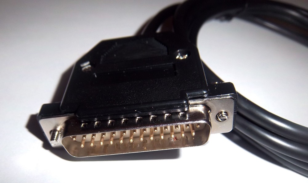 FANUC 6M CNC MODEL - PC SERIAL CNC/DNC DATA CABLE - (TYPE B)