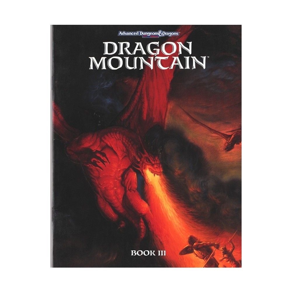 TSR AD&D 2nd Ed Dragon Mountain - Book III Only! VG