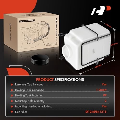 Automatic White Universal Coolant Reservoir Bottle Kits Compatible with More
