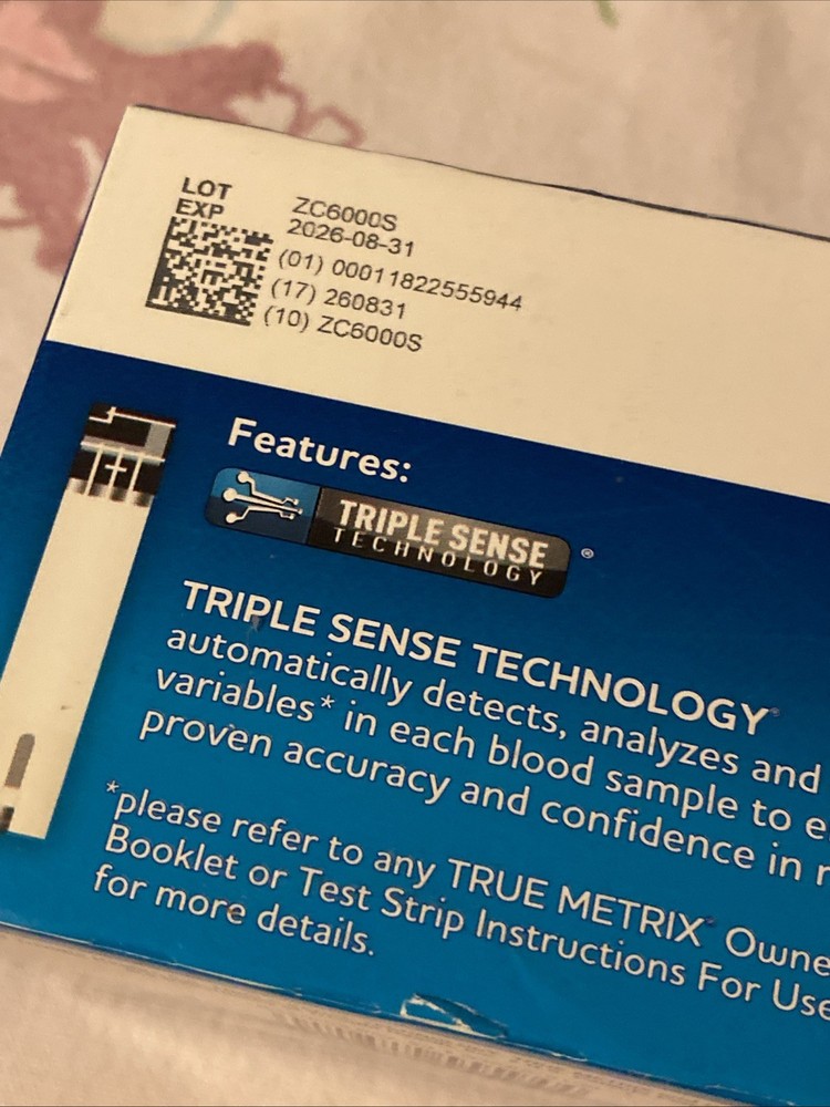 TRUE Metrix Blood Glucose 100 Count Test Strips