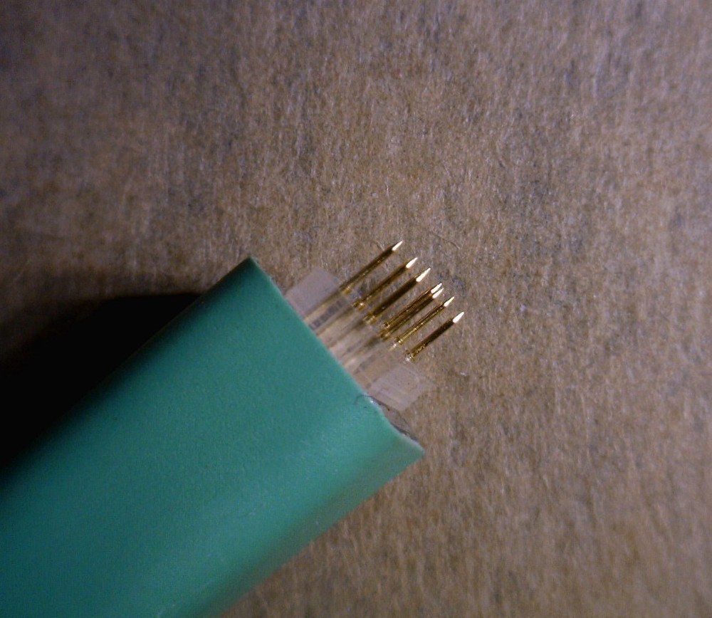 MSOP8 spring loaded pogo adapter with Guide Cap for EEPROM programming