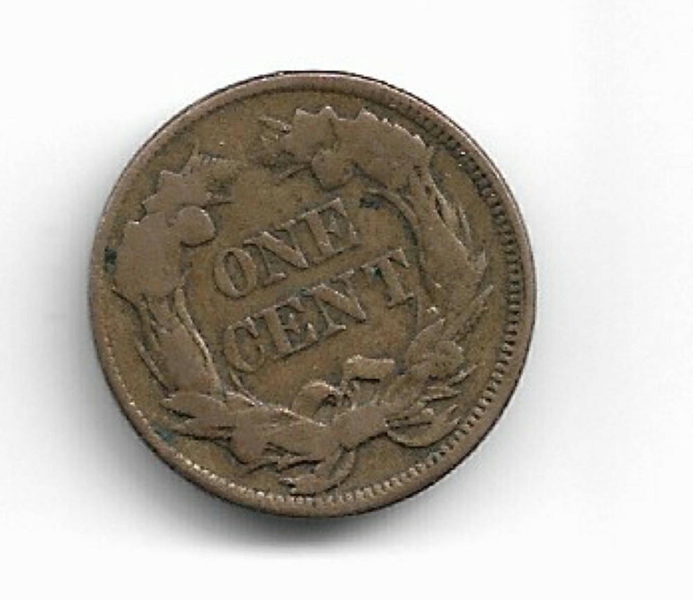 1857 Flying Eagle Cent : Fine