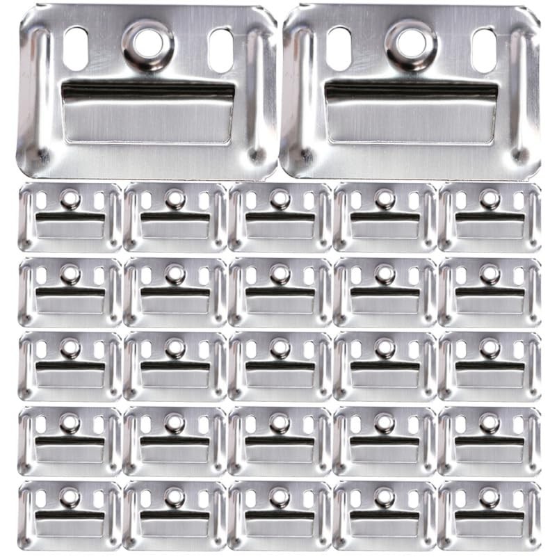 100 Pcs Wall Buckle Interlocking Hanging Bracket Couch Clips Wall Panel Fixings