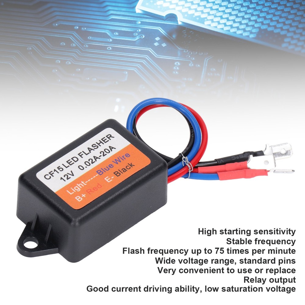 Auto Car Flasher Module High Sensitivity LED Turn Light Module