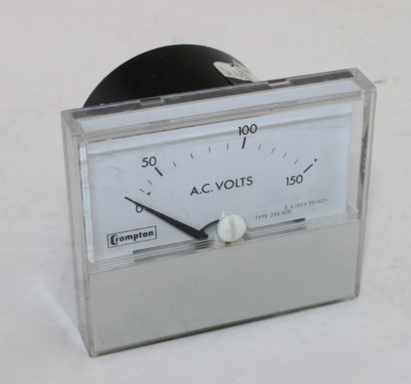 Crompton 223-02 -VA-PZPZ Panel Meter