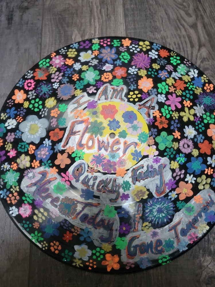 12" Handpainted Vinyl Record