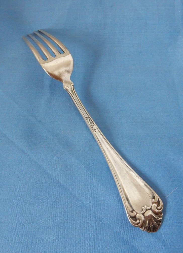 C Rogers International Silver Silverplate 1900 Eucla 7" Fork HTF