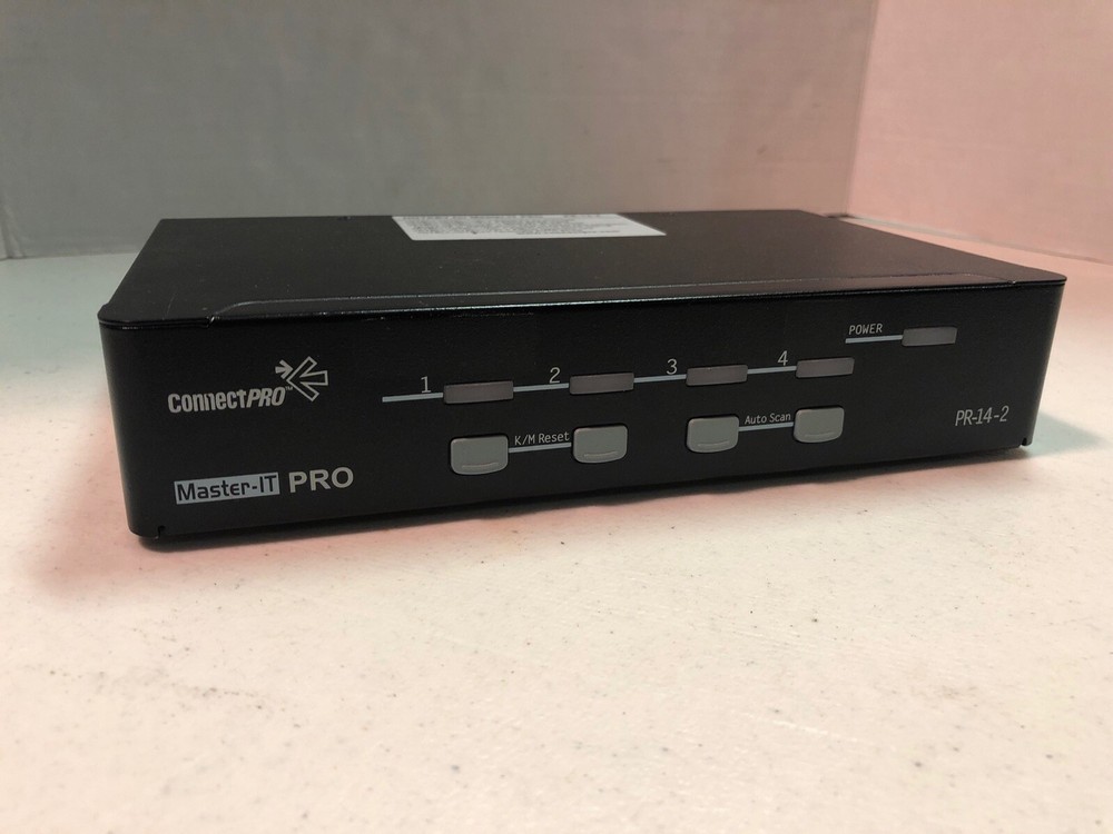 ConnectPRO PR-14-2 Master-IT PRO KVM W/ 3 KVM Cables