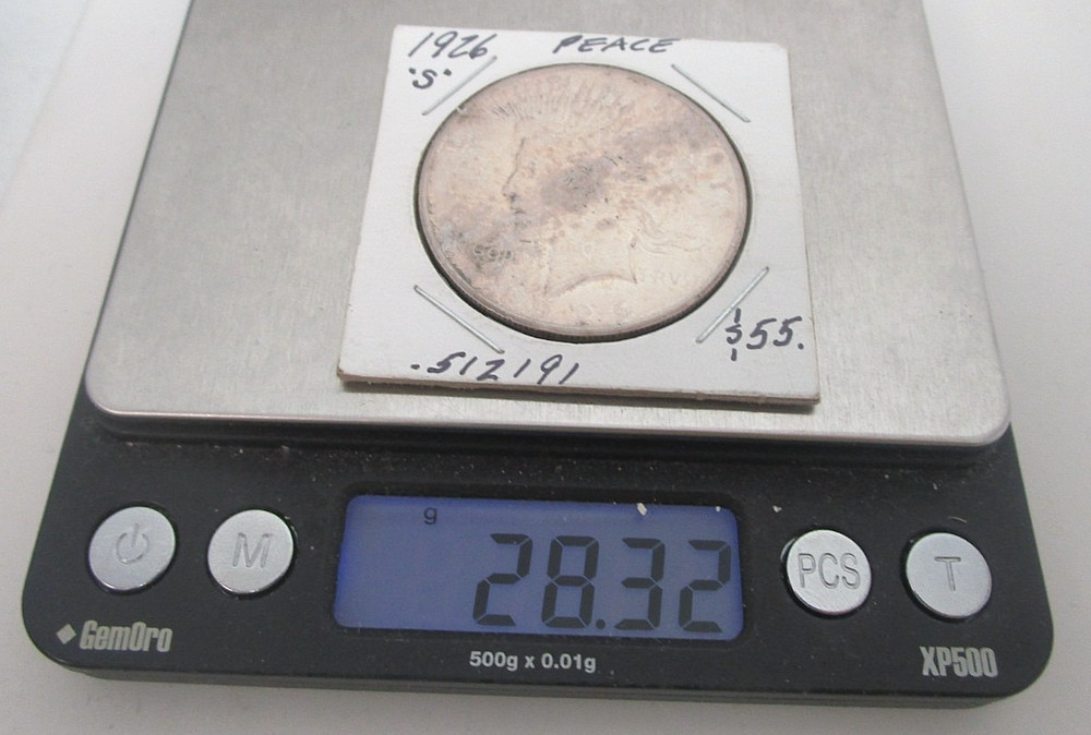 1926 S Peace Dollar Great Condition