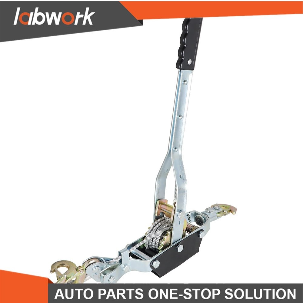 Labwork Cable Puller 4 Ton Dual Gear Power Puller Heavy Duty Hand Power