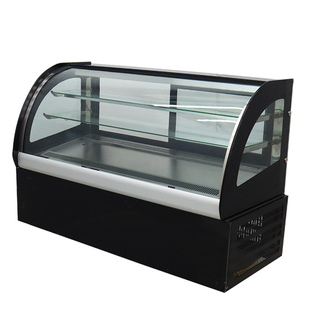 220V Refrigerated Cake Pie Showcase Bakery Case Cabinet with Humidify Function