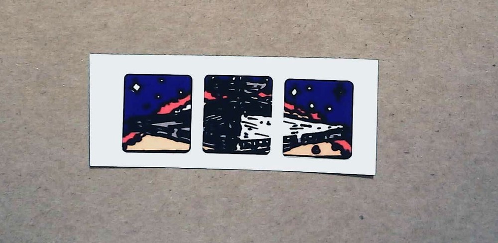 Data East Star Wars Pinball Machine Drop Target Decal Set