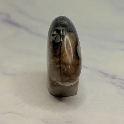 Jasper Carved Bear Sculpture Small Miniature Decor