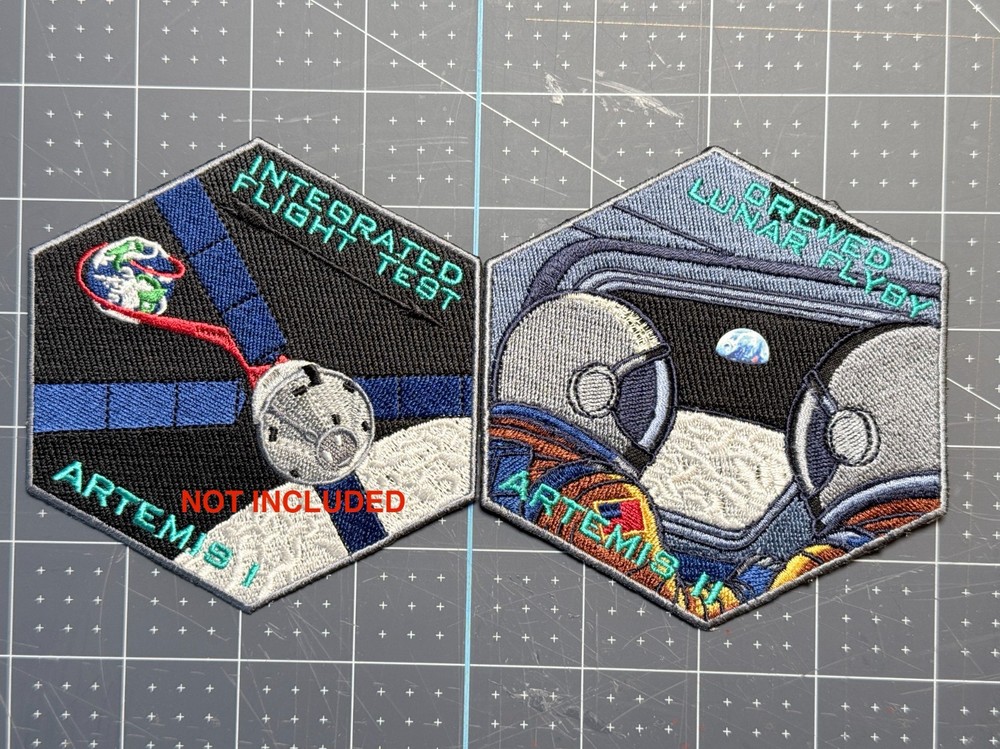 NASA Artemis II commemorative patch, patch 2 of x