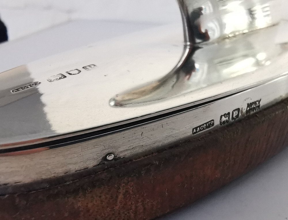 Asprey Rare Solid Silver Box and Buffer Combination - London 1910