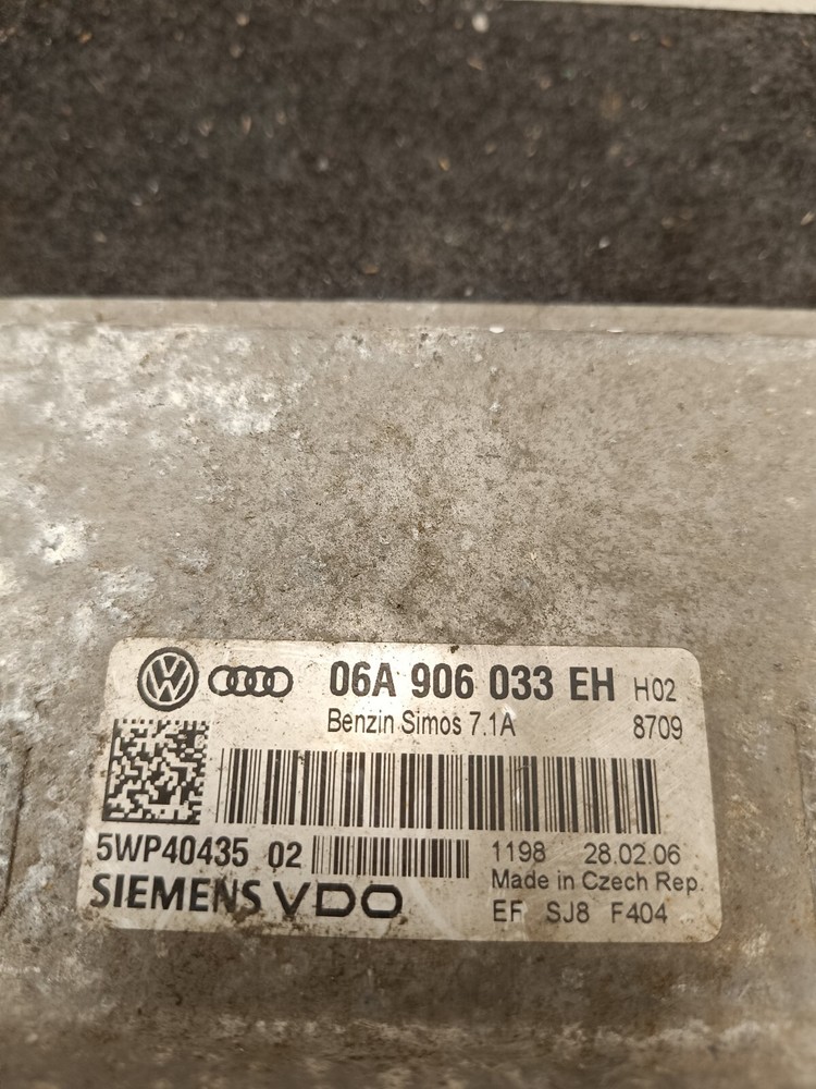 2006 Audi A3 1.6 Petrol Engine Control Module Unit 06A906033EH