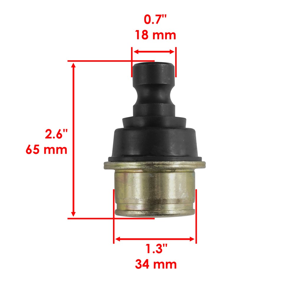 for Can-Am Commander 1000 4X4 2011-2012 Front Upper and Lower Ball Joints