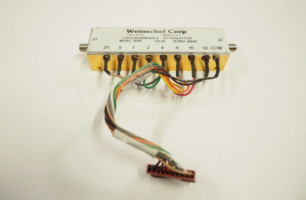 WEINSCHEL CORP Model: 6038 12VDC Programmable Attenuator