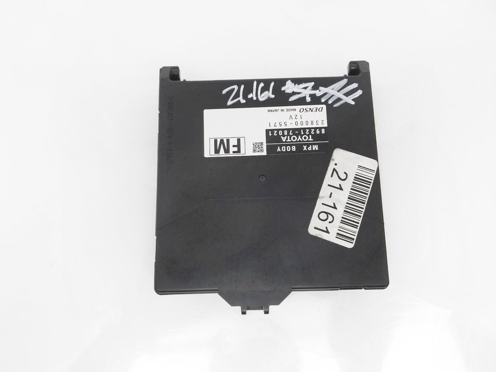 Lexus Nx200t 2017 Multi Plex Network Computer Module Unit 8922178021