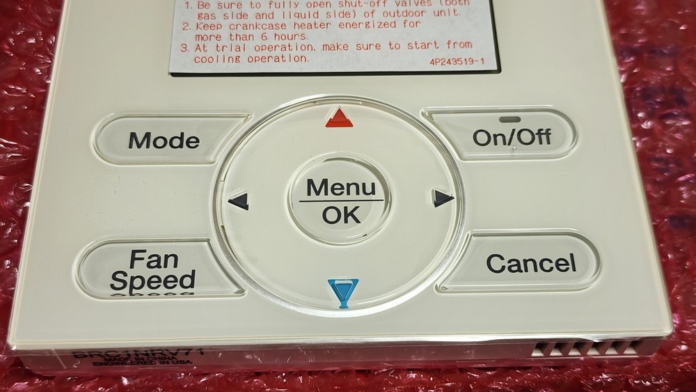 DAIKIN BRC1NRV71 Navigation Remote Controller